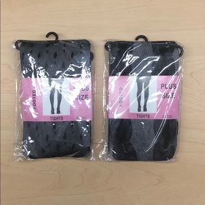 Footed Tights (2 Pairs)